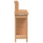 Table de rempotage avec armoire marron bois massif de sapin – Image 6