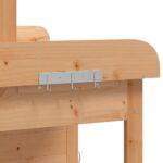 Table de rempotage avec armoire marron bois massif de sapin – Image 8