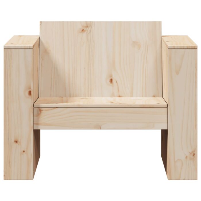 Canapé de jardin 79x60x62 cm bois de pin massif – Image 2