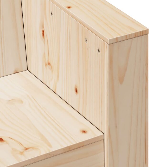 Canapé de jardin 79x60x62 cm bois de pin massif – Image 5