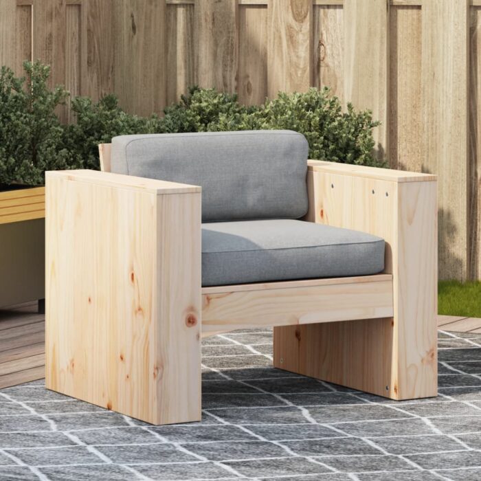Canapé de jardin 79x60x62 cm bois de pin massif – Image 1