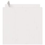 Canapé de jardin blanc 79x60x62 cm bois de pin massif – Image 3