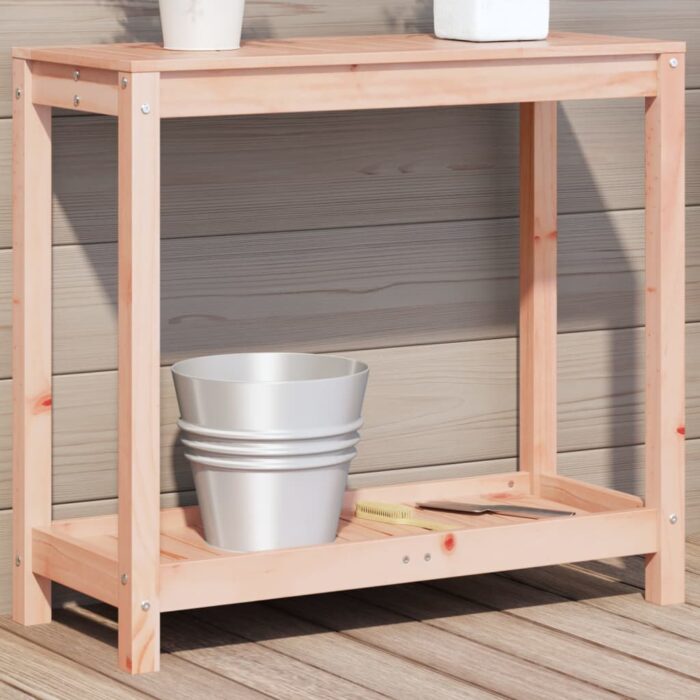 Table de rempotage et étagère 82,5x35x75cm bois massif douglas – Image 1