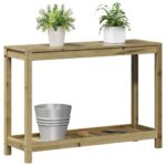 Table de rempotage avec étagère 108x35x75 cm bois pin imprégné – Image 2
