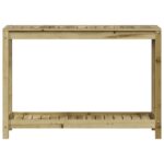 Table de rempotage avec étagère 108x35x75 cm bois pin imprégné – Image 3