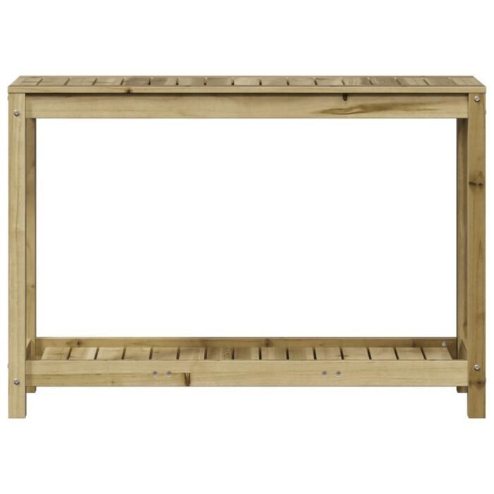 Table de rempotage avec étagère 108x35x75 cm bois pin imprégné – Image 3