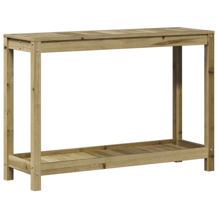 Table de rempotage avec étagère 108x35x75 cm bois pin imprégné – Image 5