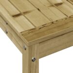 Table de rempotage avec étagère 108x35x75 cm bois pin imprégné – Image 6