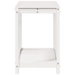 Table de rempotage avec étagère 108x50x75 cm bois massif de pin – Image 4