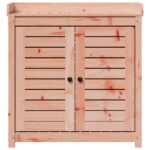 Table de rempotage avec étagères bois massif de douglas – Image 3