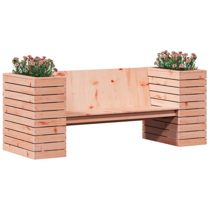 Banc avec jardinières 167,5x60x65 cm bois massif de douglas – Image 2
