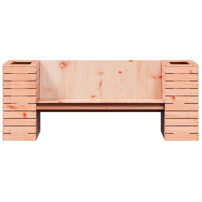 Banc avec jardinières 167,5x60x65 cm bois massif de douglas – Image 3