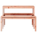 Table de pique-nique 110x134x75 cm bois massif de douglas – Image 2