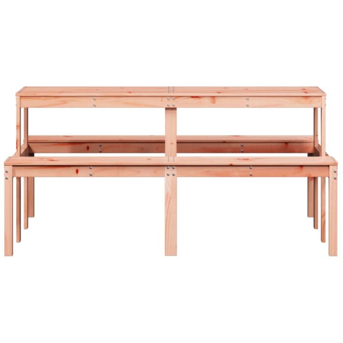 Table de pique-nique 160x134x75 cm bois massif de douglas – Image 2