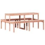 Table de pique-nique 160x134x75 cm bois massif de douglas – Image 4