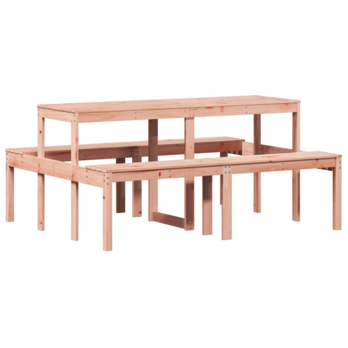 Table de pique-nique 160x134x75 cm bois massif de douglas – Image 4