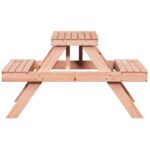 Table de pique-nique 105x134x75 cm bois massif de douglas – Image 3