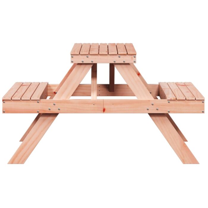 Table de pique-nique 105x134x75 cm bois massif de douglas – Image 3