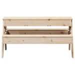 Table de pique-nique avec bac à sable pour enfants pin massif – Image 3