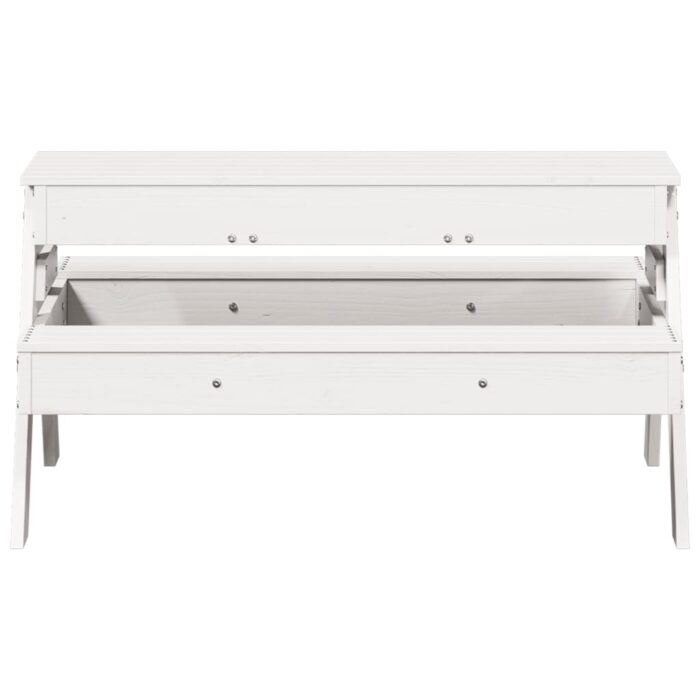 Table de pique-nique avec bac à sable pour enfants pin massif – Image 3