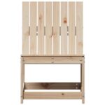 Chaise de jardin 50,5x55x77 cm bois de pin massif – Image 2