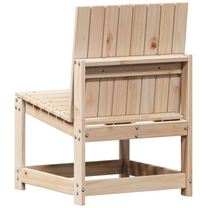 Chaise de jardin 50,5x55x77 cm bois de pin massif – Image 4