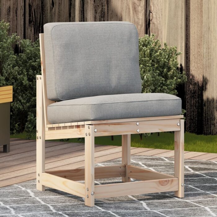 Chaise de jardin 50,5x55x77 cm bois de pin massif – Image 1