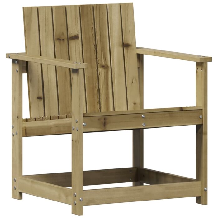 Salon de jardin 3 pcs bois de pin imprégné – Image 2