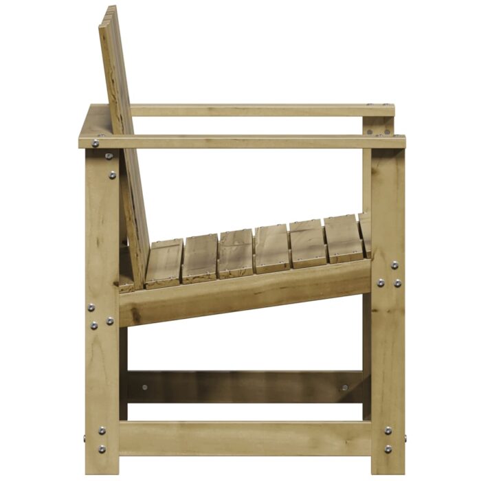 Salon de jardin 3 pcs bois de pin imprégné – Image 3