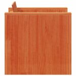 Canapé de jardin cire marron 79x60x62 cm bois de pin massif – Image 3