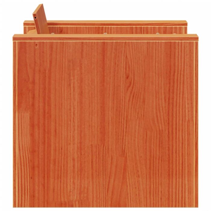 Canapé de jardin cire marron 79x60x62 cm bois de pin massif – Image 3