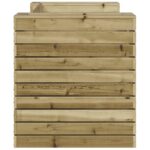 Banc avec jardinières 167,5x60x65 cm bois de pin imprégné – Image 4