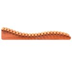 Chaises longues lot de 2 cire marron bois massif de pin – Image 4