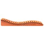 Chaise longue cire marron 205x80x31,5 cm bois massif de pin – Image 3