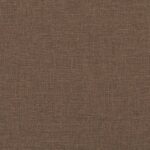 Chaise longue de massage avec traversin marron tissu – Image 7