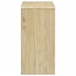 Table console SAUDA chêne 89,5x36,5x73 cm bois de pin massif – Image 3