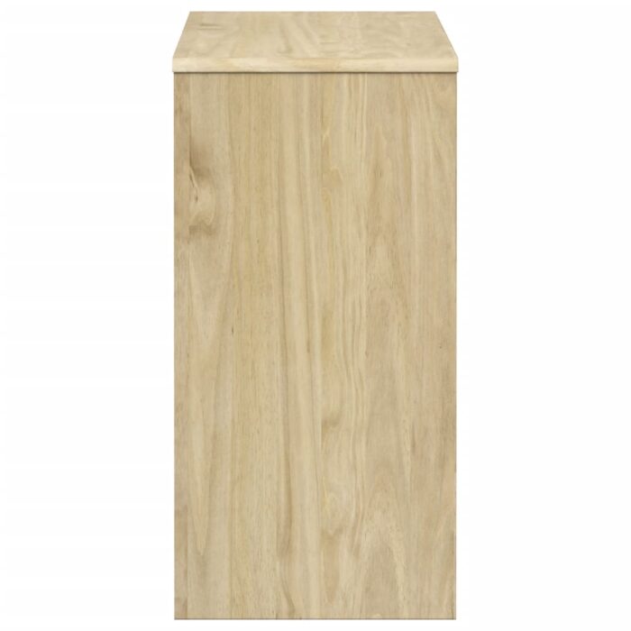 Table console SAUDA chêne 89,5x36,5x73 cm bois de pin massif – Image 3