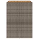 Table de bar de jardin et dessus en bois acacia résine tressée – Image 4