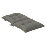 Coussins de chaise à dossier bas lot de 2 gris foncé mélangé – Image 3