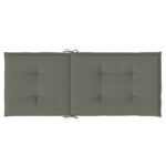 Coussins de chaise à dossier haut lot de 4 gris foncé mélangé – Image 4