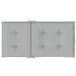 Coussins de chaise à dossier bas lot de 6 gris clair mélangé – Image 4