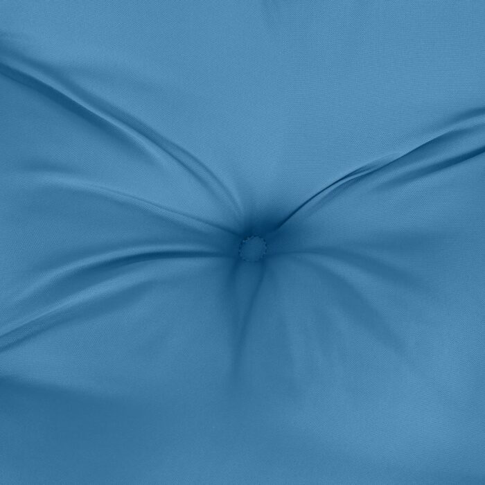 Coussin de banc de jardin bleu mélangé 100x50x7 cm tissu – Image 4