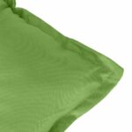 Coussins de banc de jardin lot de 2 vert mélangé tissu – Image 6