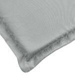 Coussins de banc de jardin lot de 2 gris clair mélangé tissu – Image 6