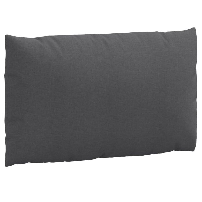 Coussins de palette lot de 2 anthracite mélangé tissu – Image 4