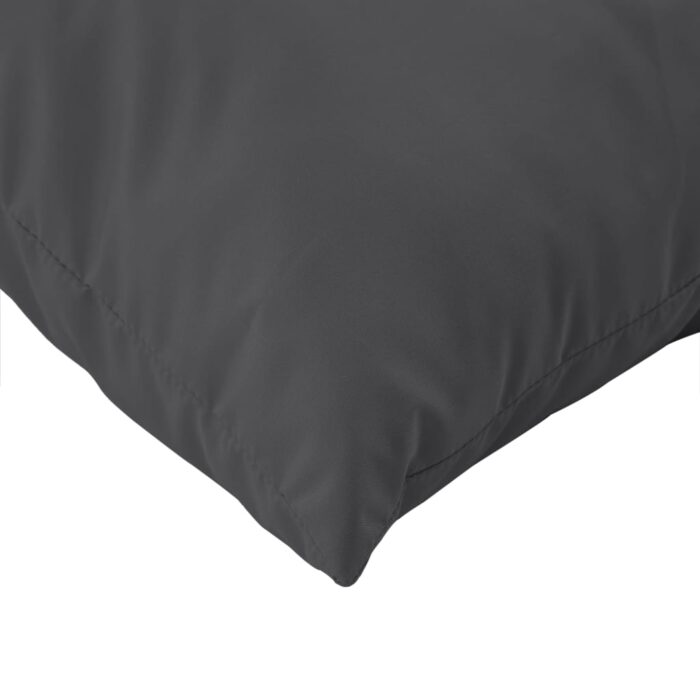 Coussins de palette lot de 2 anthracite mélangé tissu – Image 5