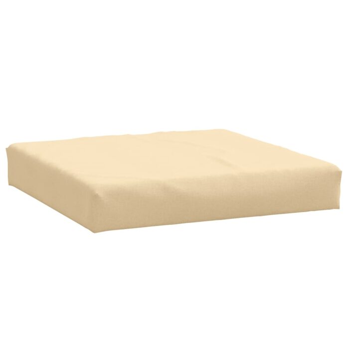 Coussins de palette lot de 2 beige mélangé tissu – Image 3