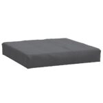 Coussins de palette lot de 3 anthracite mélangé tissu – Image 3