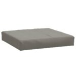 Coussins de palette lot de 3 gris foncé mélangé tissu – Image 3