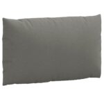 Coussins de palette lot de 3 gris foncé mélangé tissu – Image 4